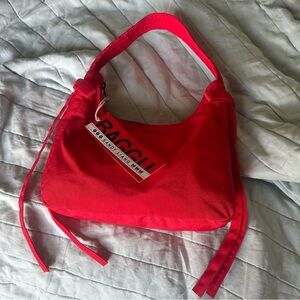 NWT Sandy Liang x Baggu red mini bow bag
